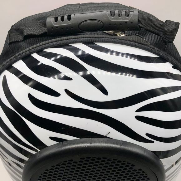 Zebra Pattern Space Capsule Pet Backpack Carrier for Small Pet for Cat & Dogs - Picture 6 of 11